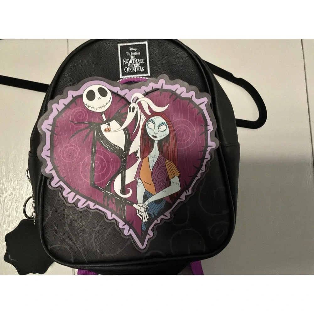 Tim Burton's The Nightmare Before Christmas‎ Backpack 11x 9 Spiderweb Charm